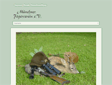 Tablet Screenshot of mjv-muenchen.de